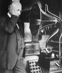phonographe cylindrique d’Edison
